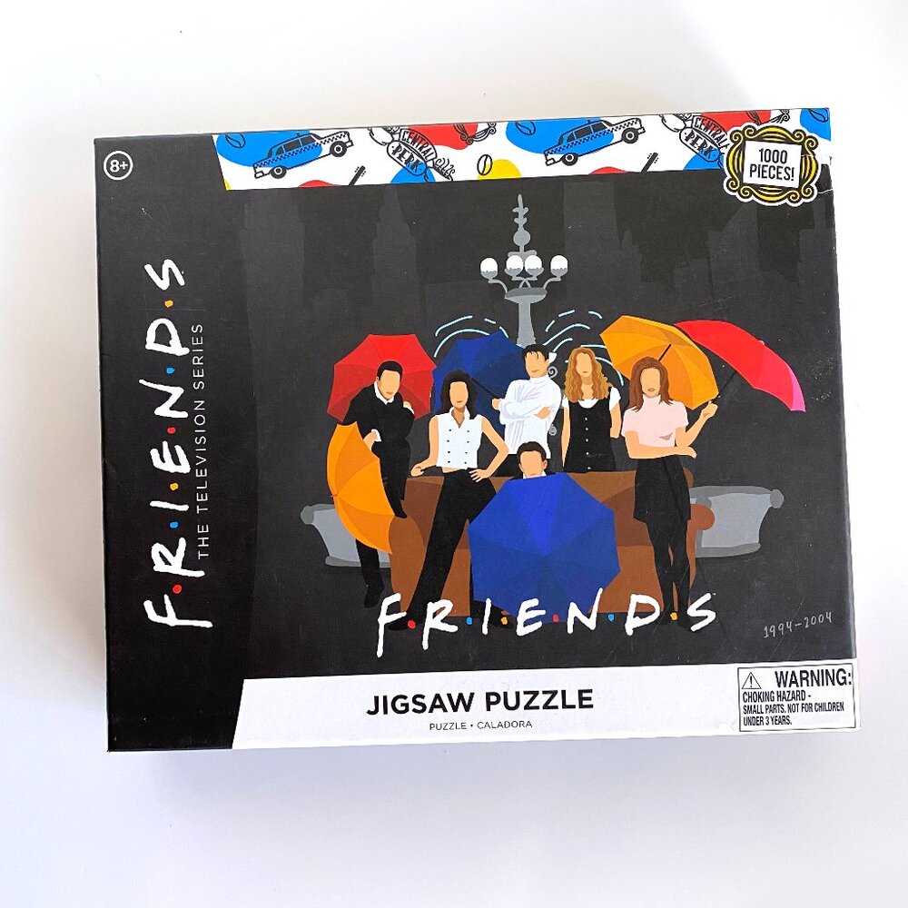 Friends 1000 Piece Jigsaw Puzzle Intro Screen Throwback Paladone Collectible
